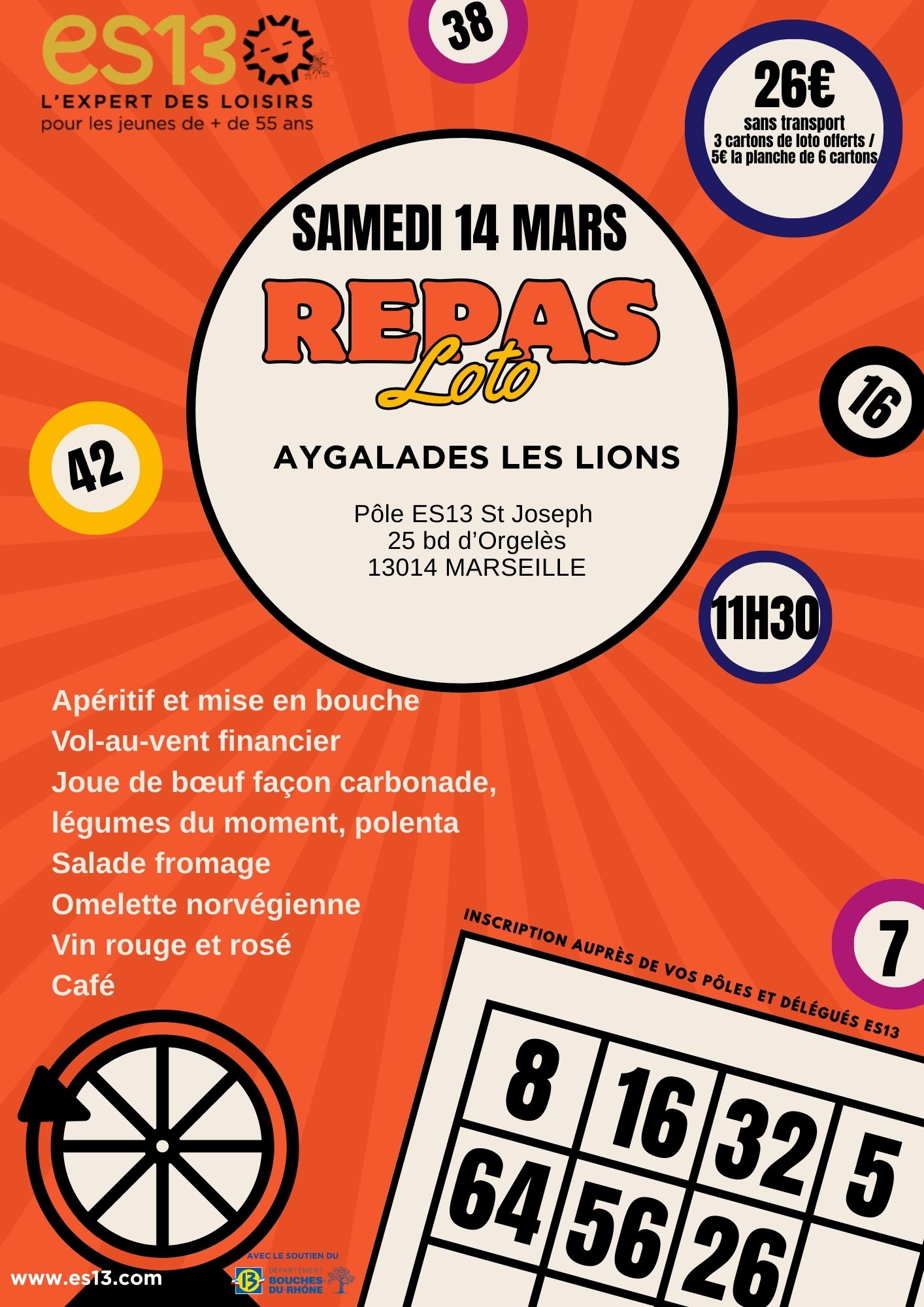 14-03-2026 REPAS LOTO AYGALADES LES LIONS