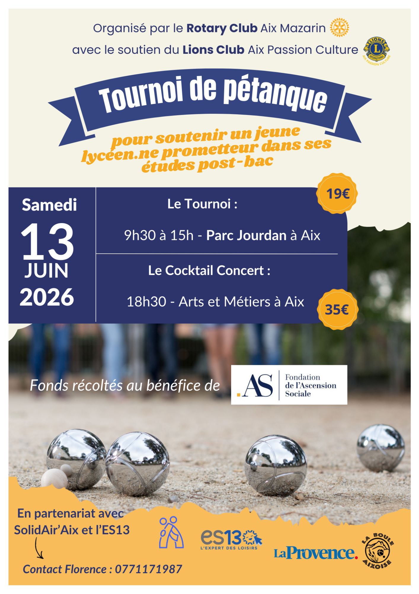 Tournoi de pétanque 1306 Parc Jourdan