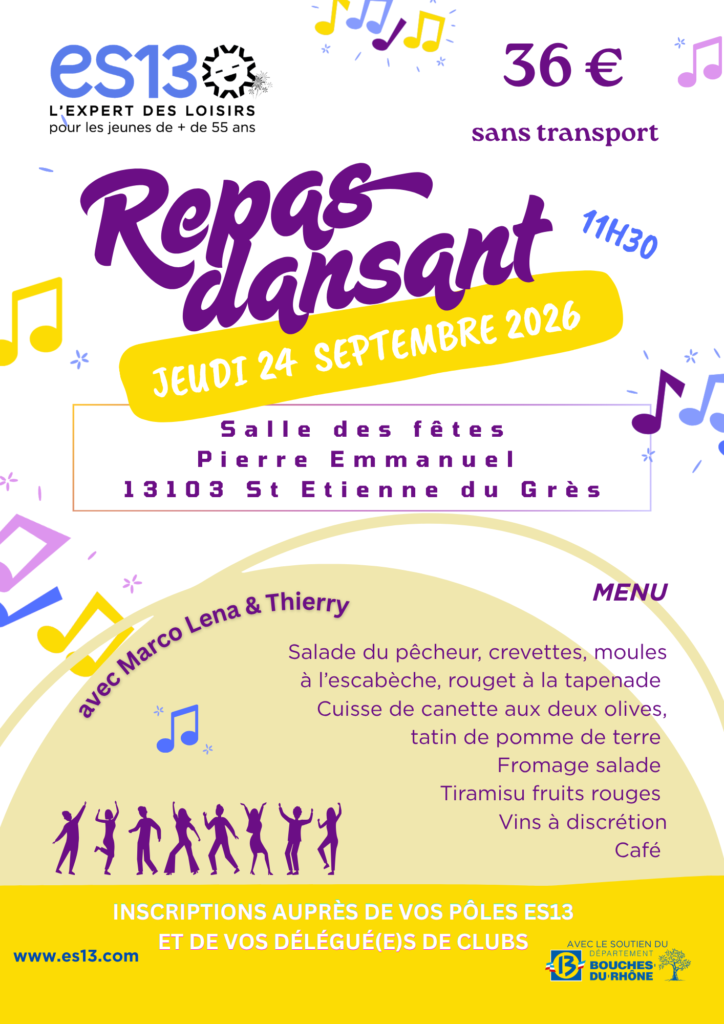 24-09 REPAS DANSANT ST ETIENNE DU GRES