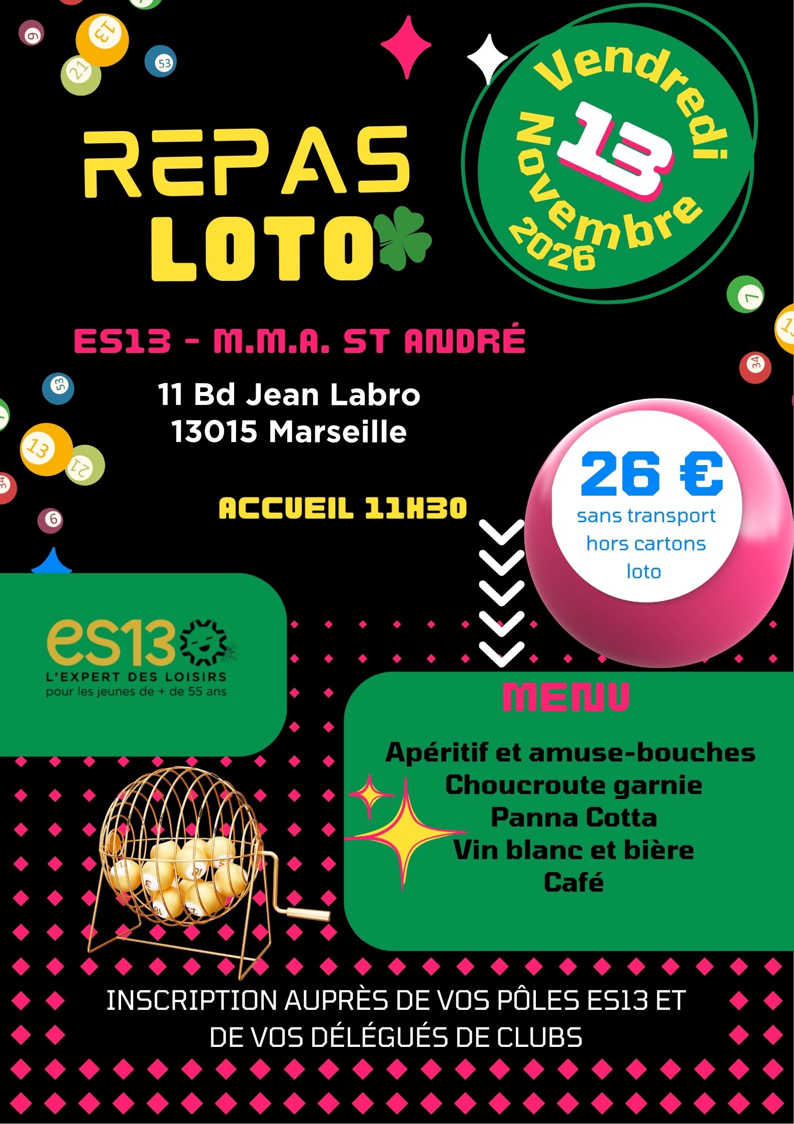 13-11-2026 REPAS LOTO AST ANDRE